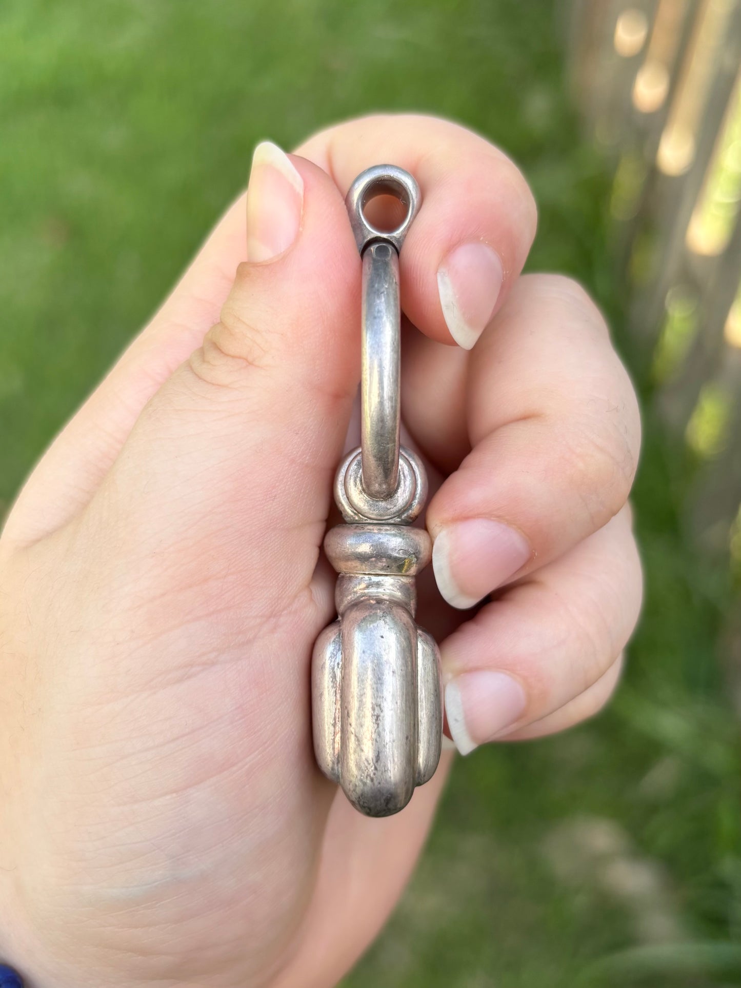 Tiffany & Co. Sterling Silver Perfume Bottle Pendant