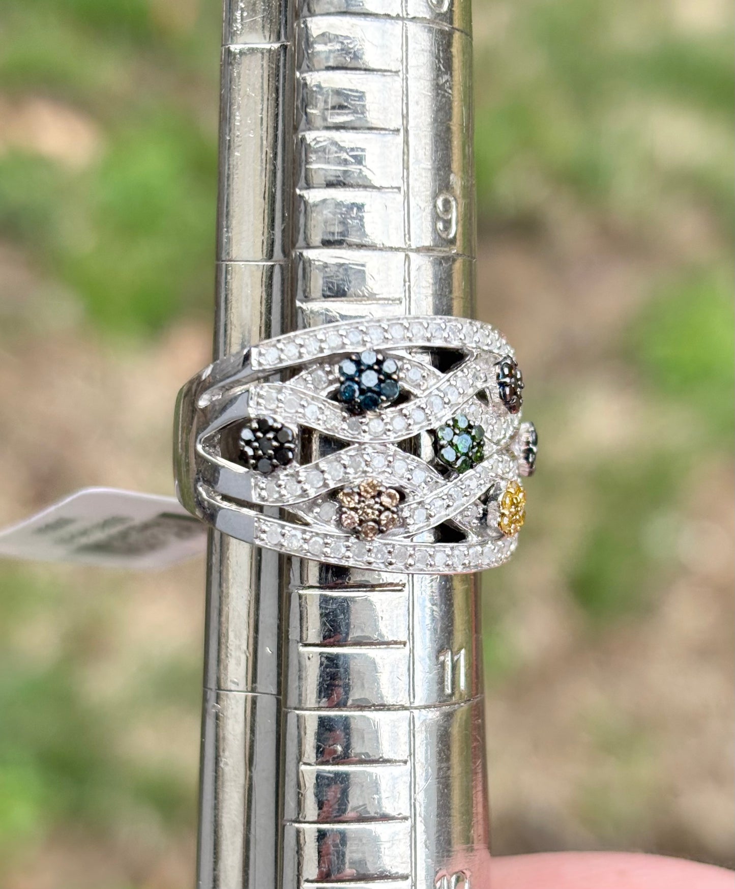 Multi-Color Diamond Ring