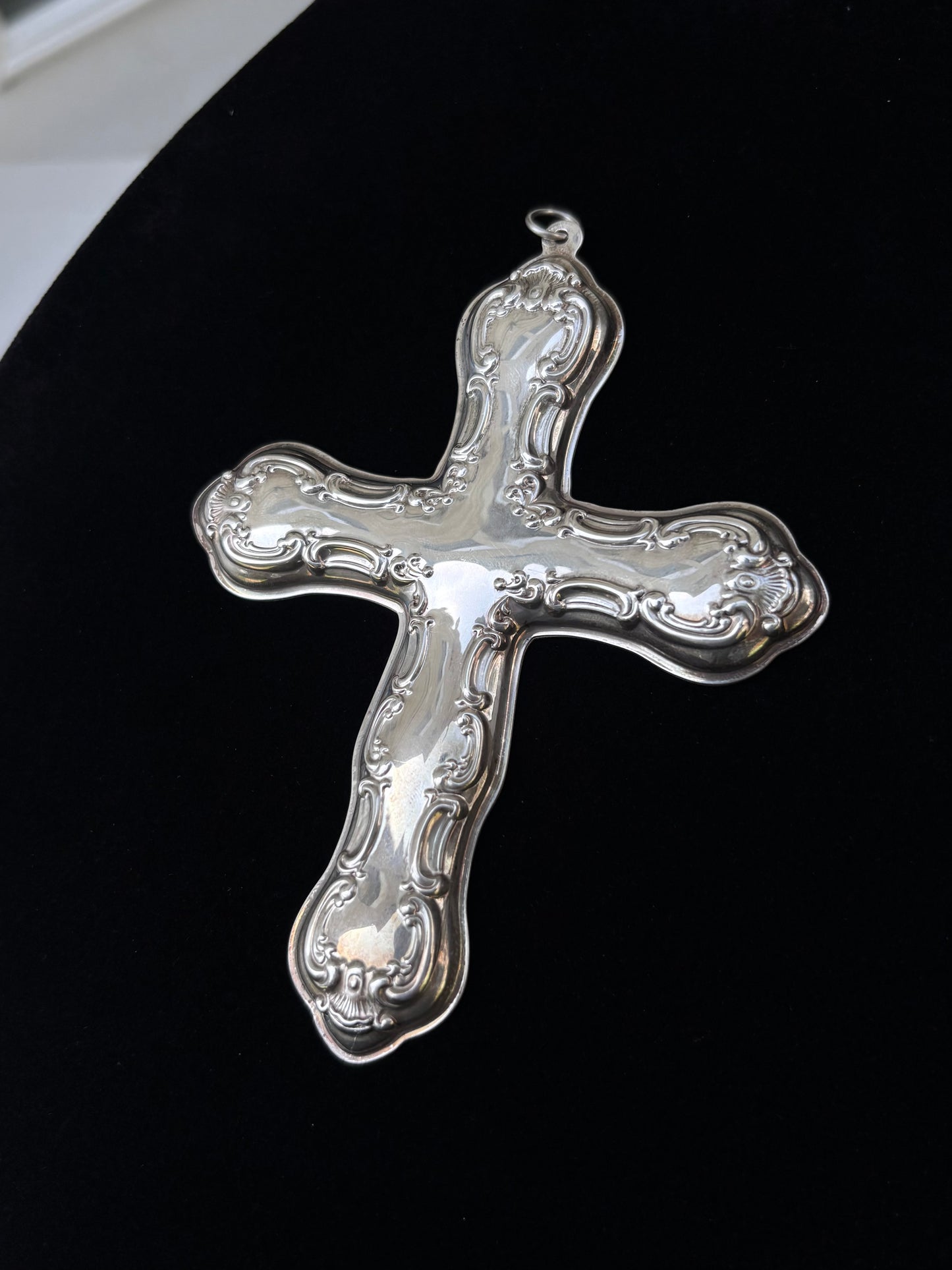 Gorham Sterling Silver Cross Ornament – 1999 Christmas Collectible