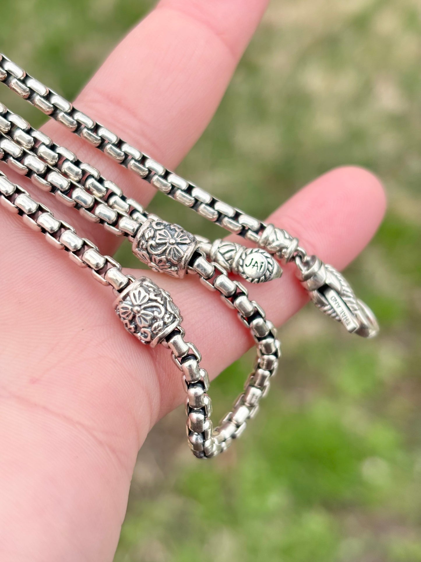 JAI by John Hardy Flower Bead Station Necklace