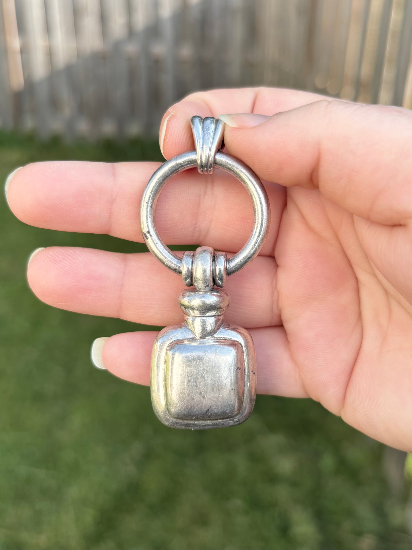 Tiffany & Co. Sterling Silver Perfume Bottle Pendant