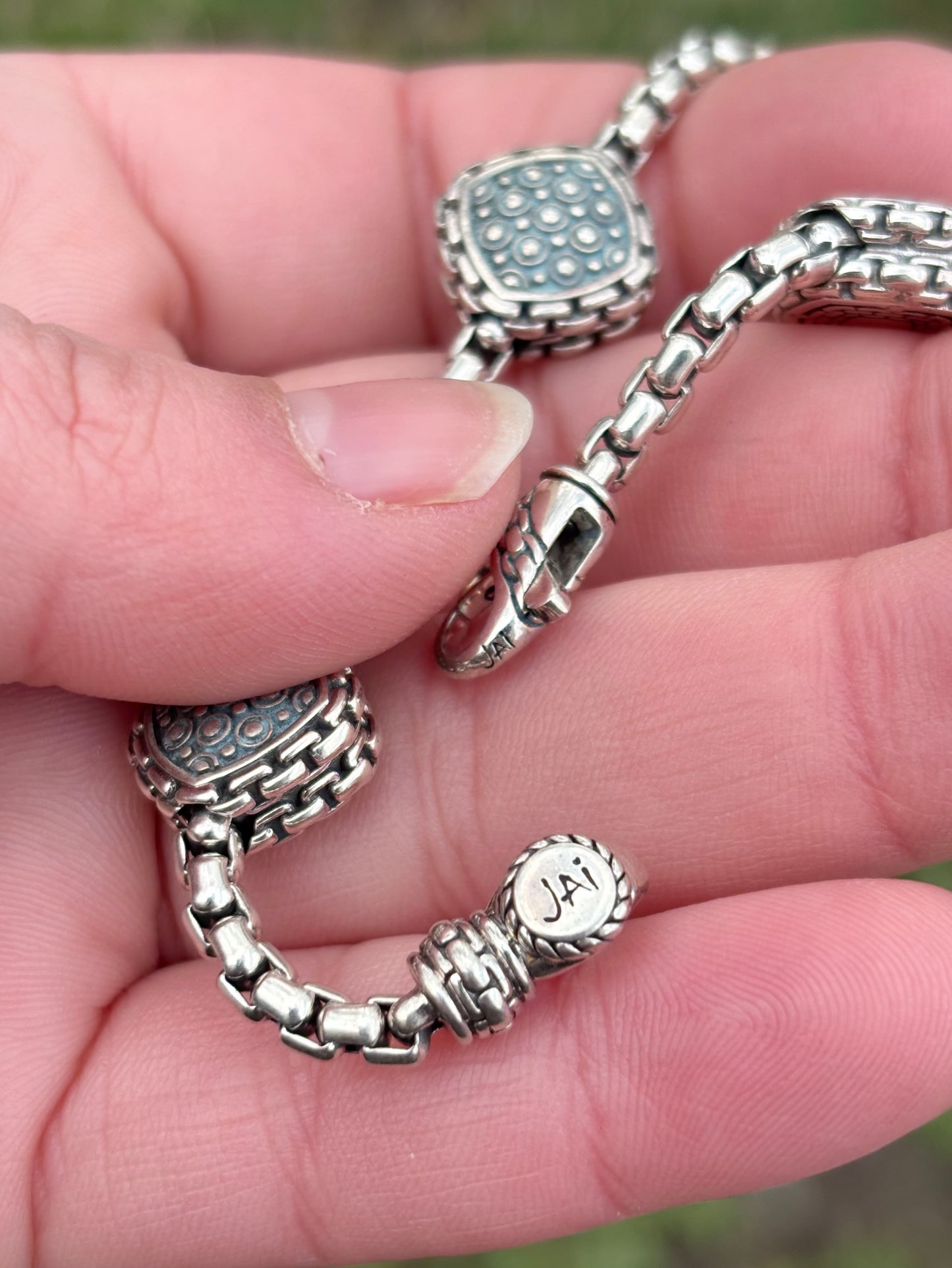 JAI by John Hardy Textured Station Bracelet