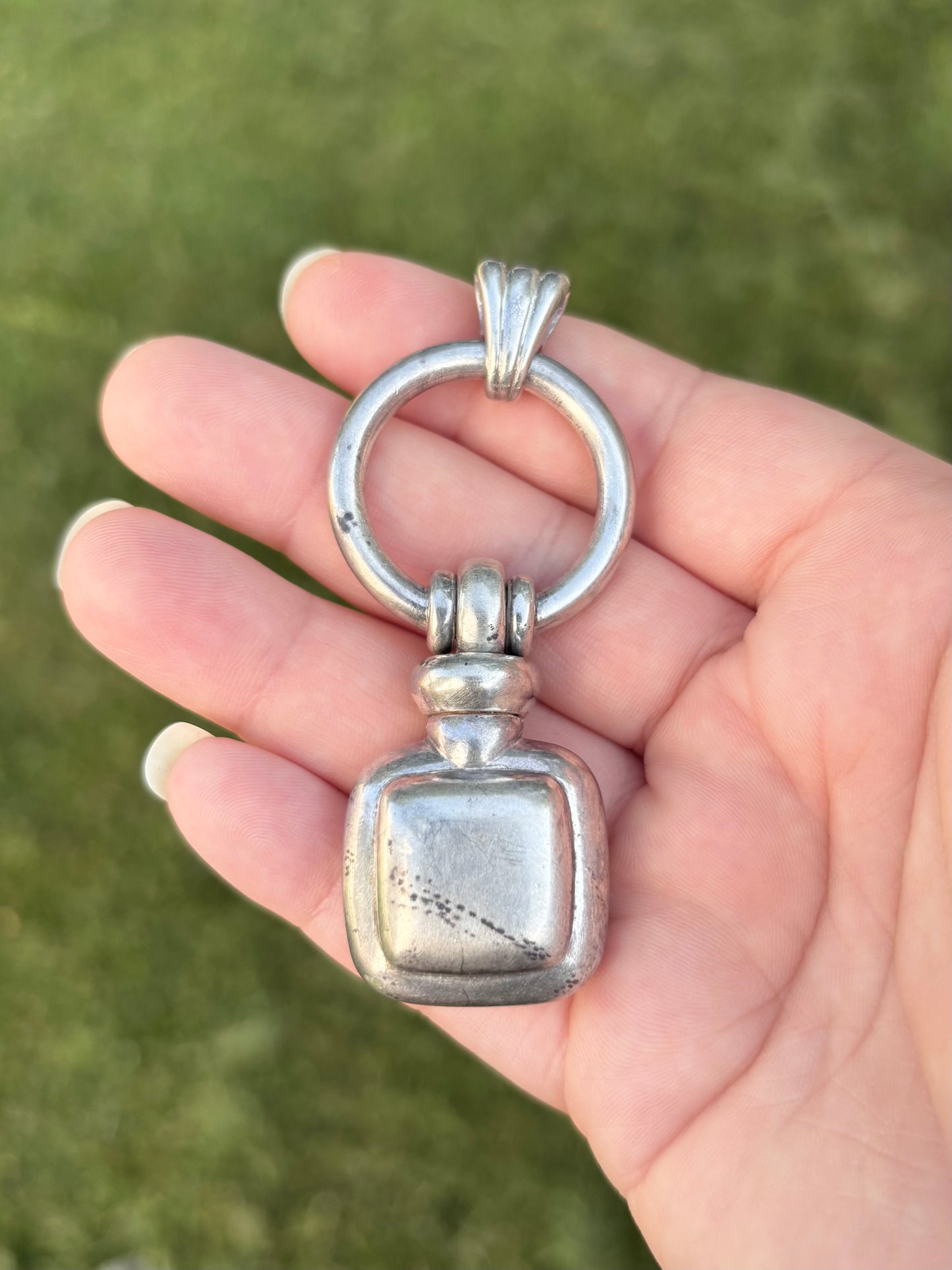 Tiffany & Co. Sterling Silver Perfume Bottle Pendant