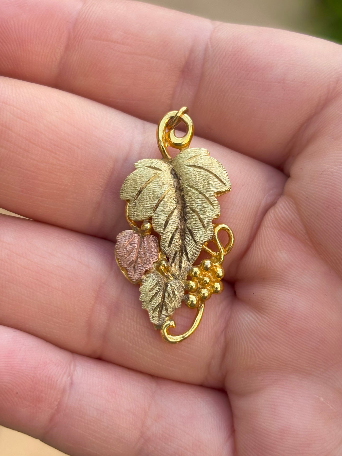 Vintage Landstrom’s 10k Gold Black Hills Pendant