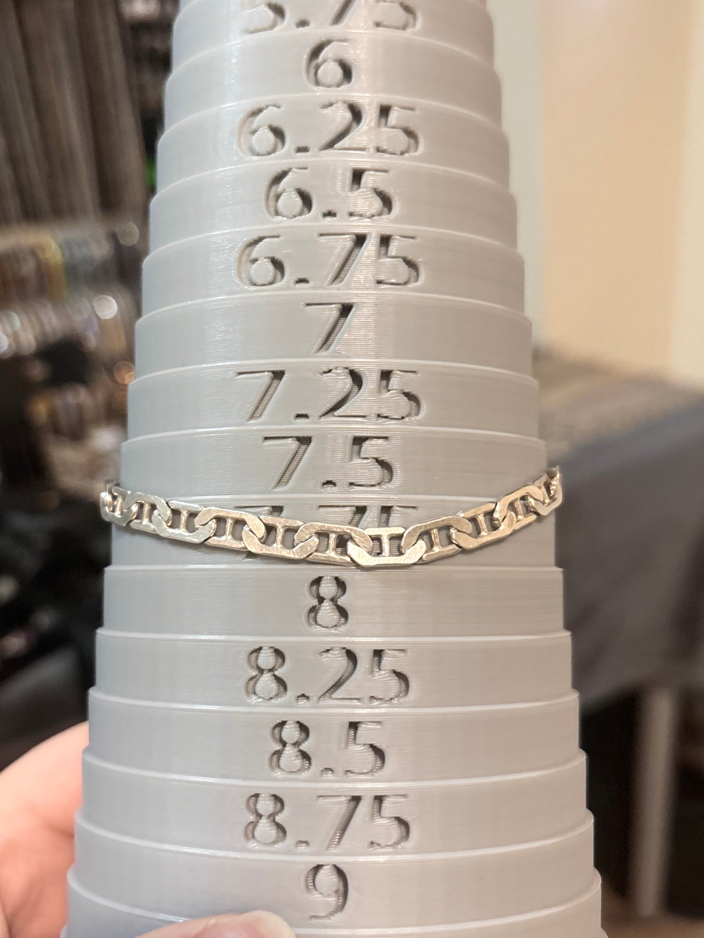 Straight Edge Mariner Link Bracelet