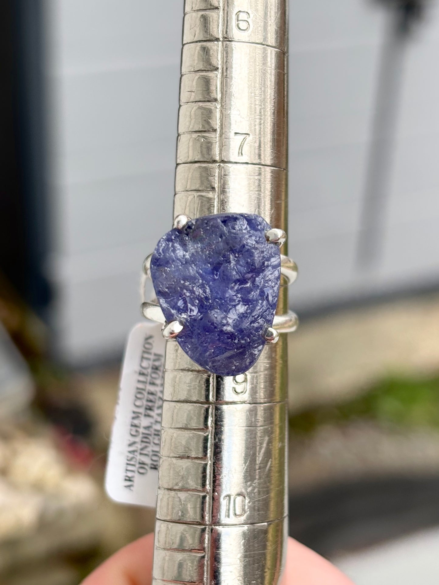 Rough Tanzanite Ring