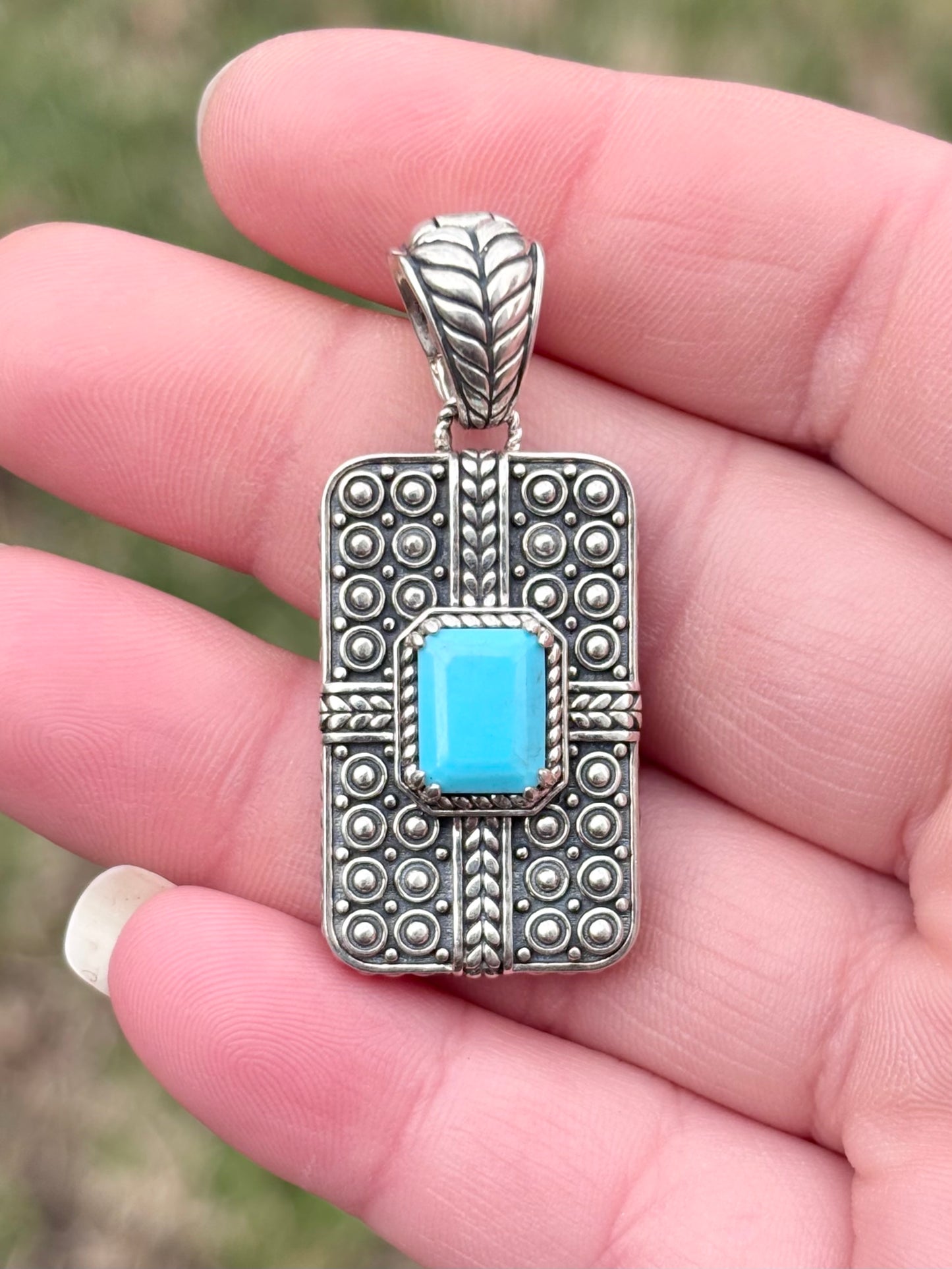 JAI by John Hardy Turquoise Pendant