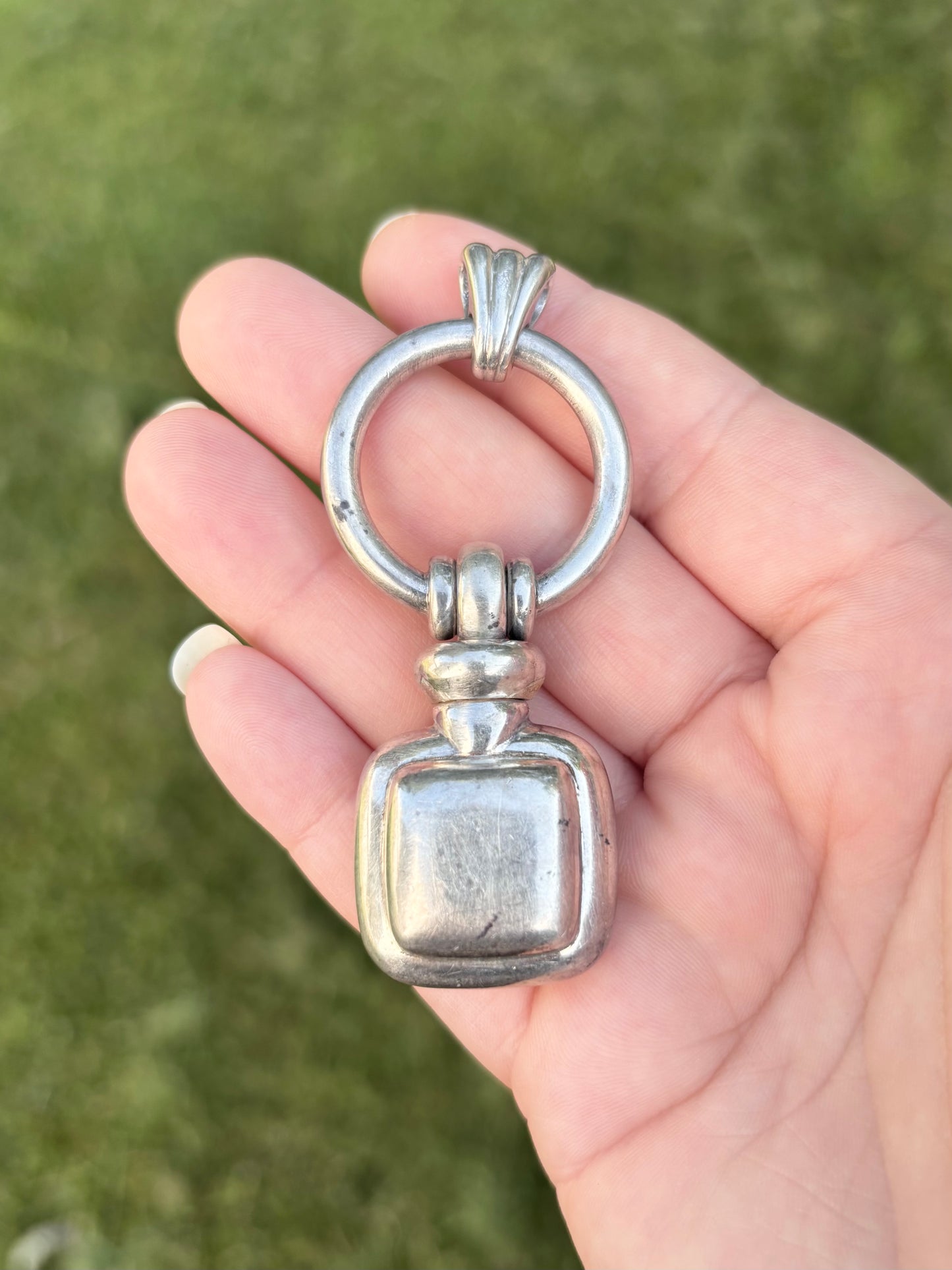 Tiffany & Co. Sterling Silver Perfume Bottle Pendant