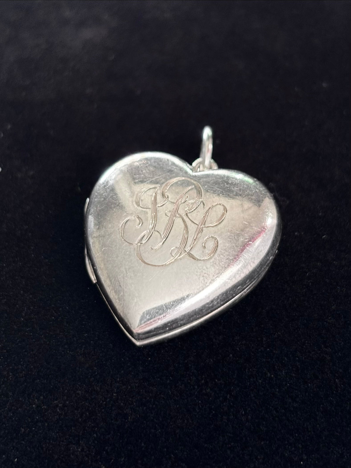 Tiffany & Co. Sterling Silver Sweet 16 Engraved Heart Locket Pendant