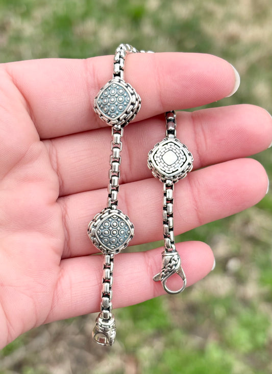 JAI by John Hardy Textured Station Bracelet