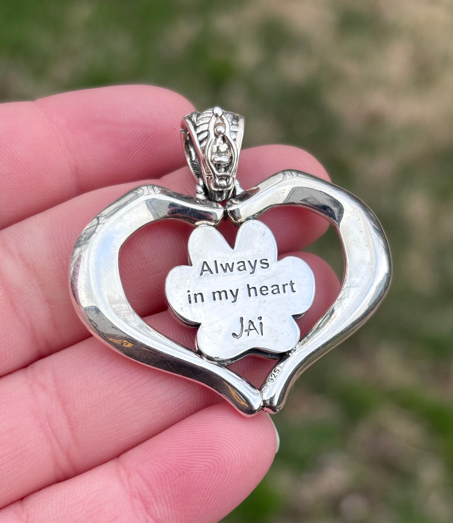 JAI by John Hardy Dog Paw Always In My Heart Pendant