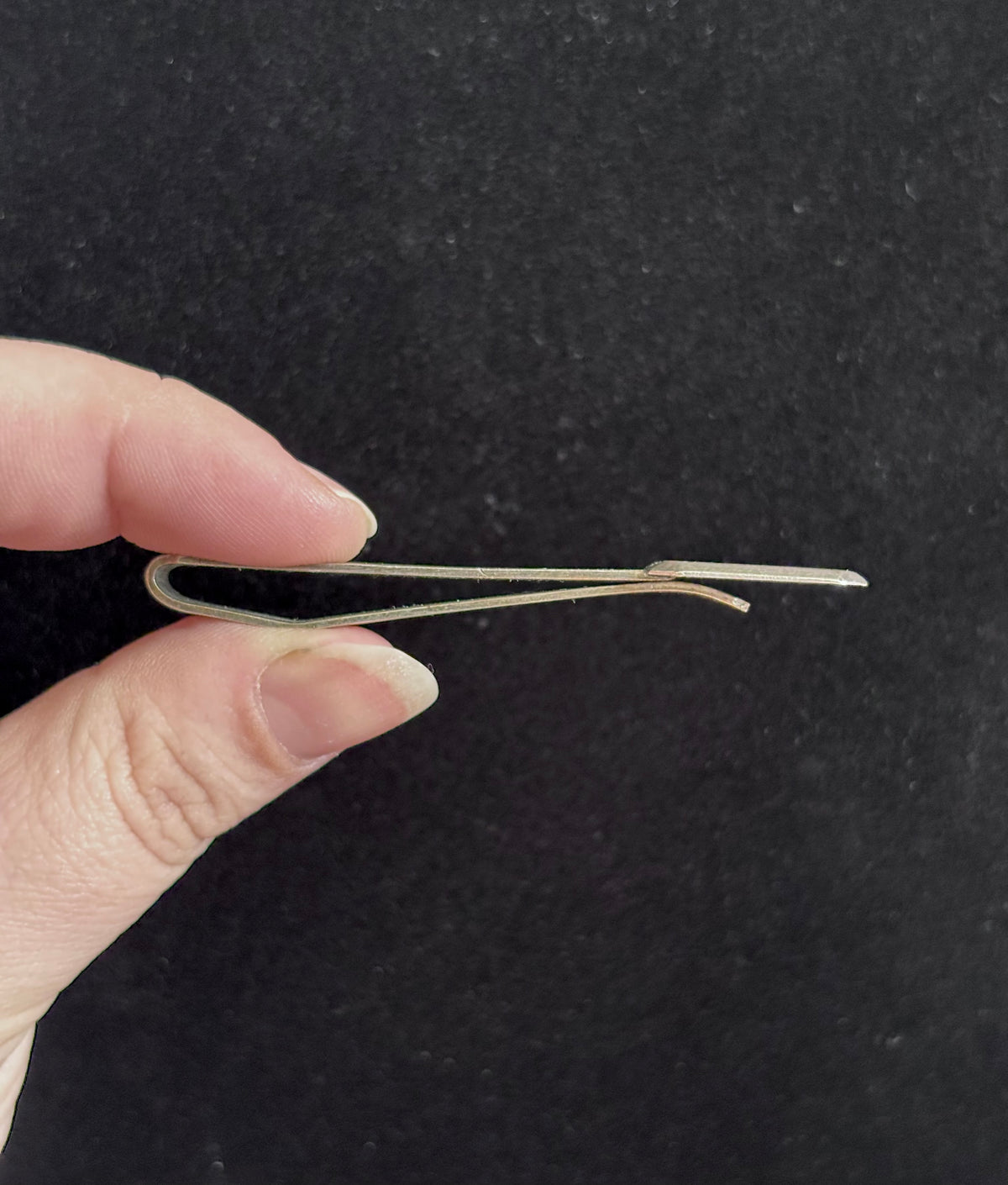Vintage Peruvian 925 Sterling Silver Geometric Bird Tie Clip