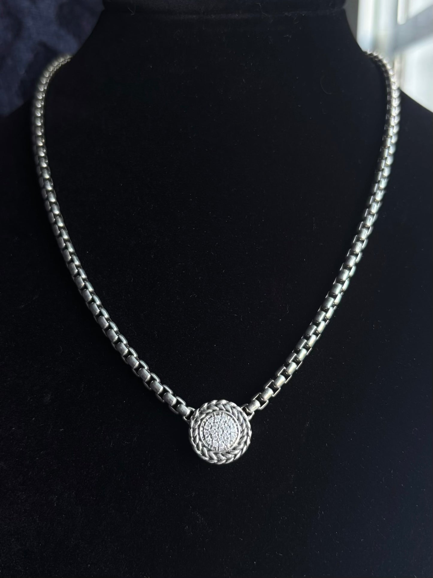 JAI by John Hardy Diamond Basketweave Necklace