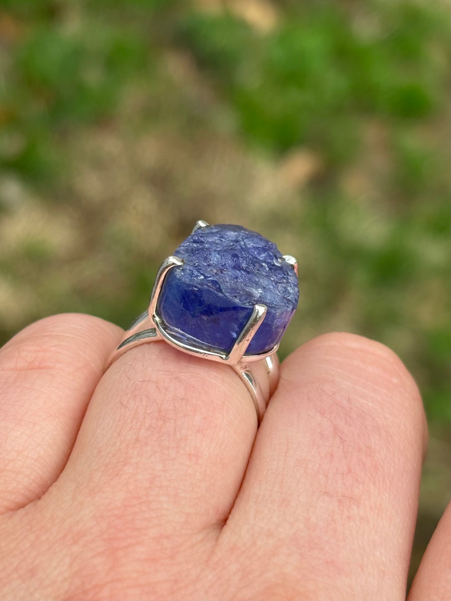 Rough Tanzanite Ring