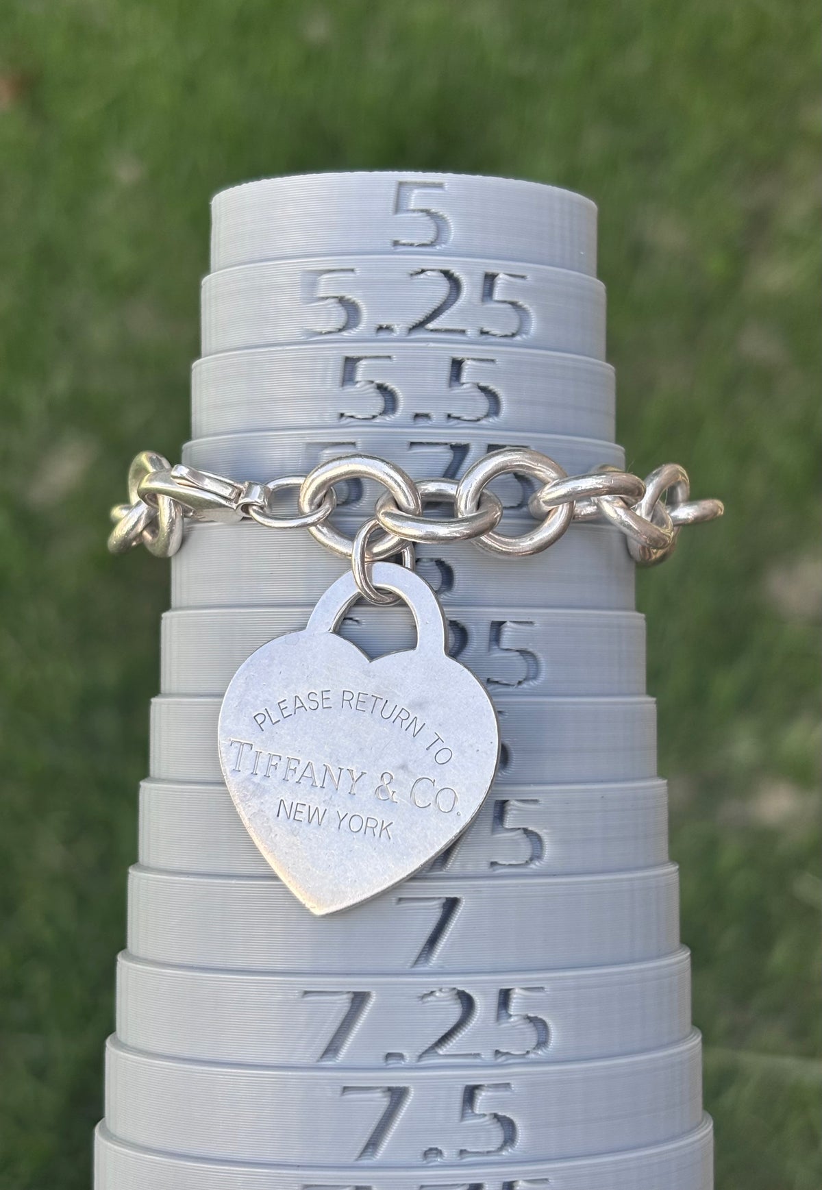 Tiffany & Co. Return to Tiffany Large Heart Tag Bracelet Sterling Silver - Engraved