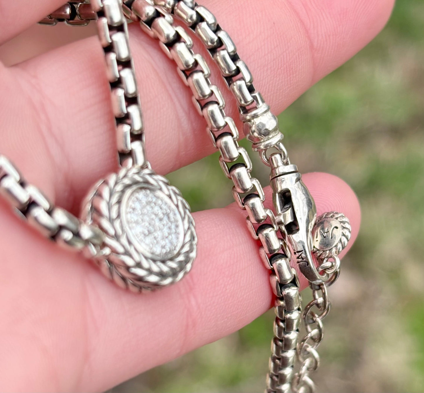 JAI by John Hardy Diamond Basketweave Necklace