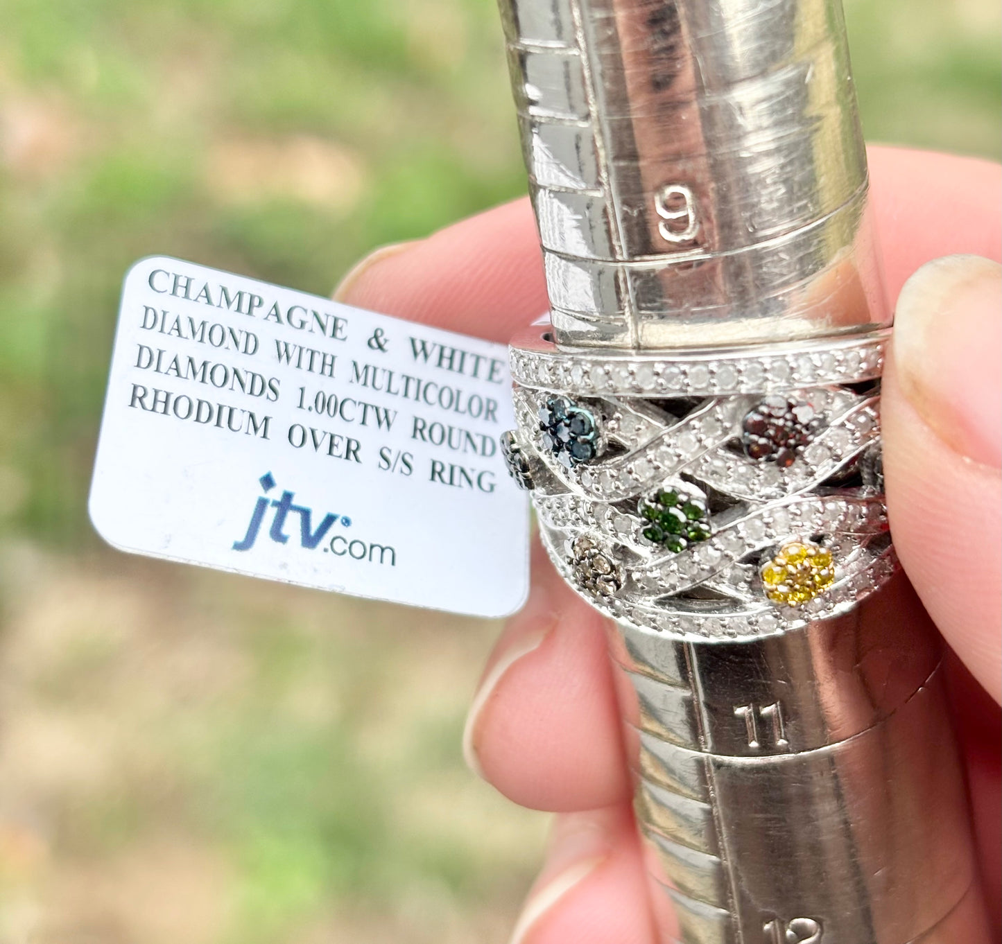 Multi-Color Diamond Ring