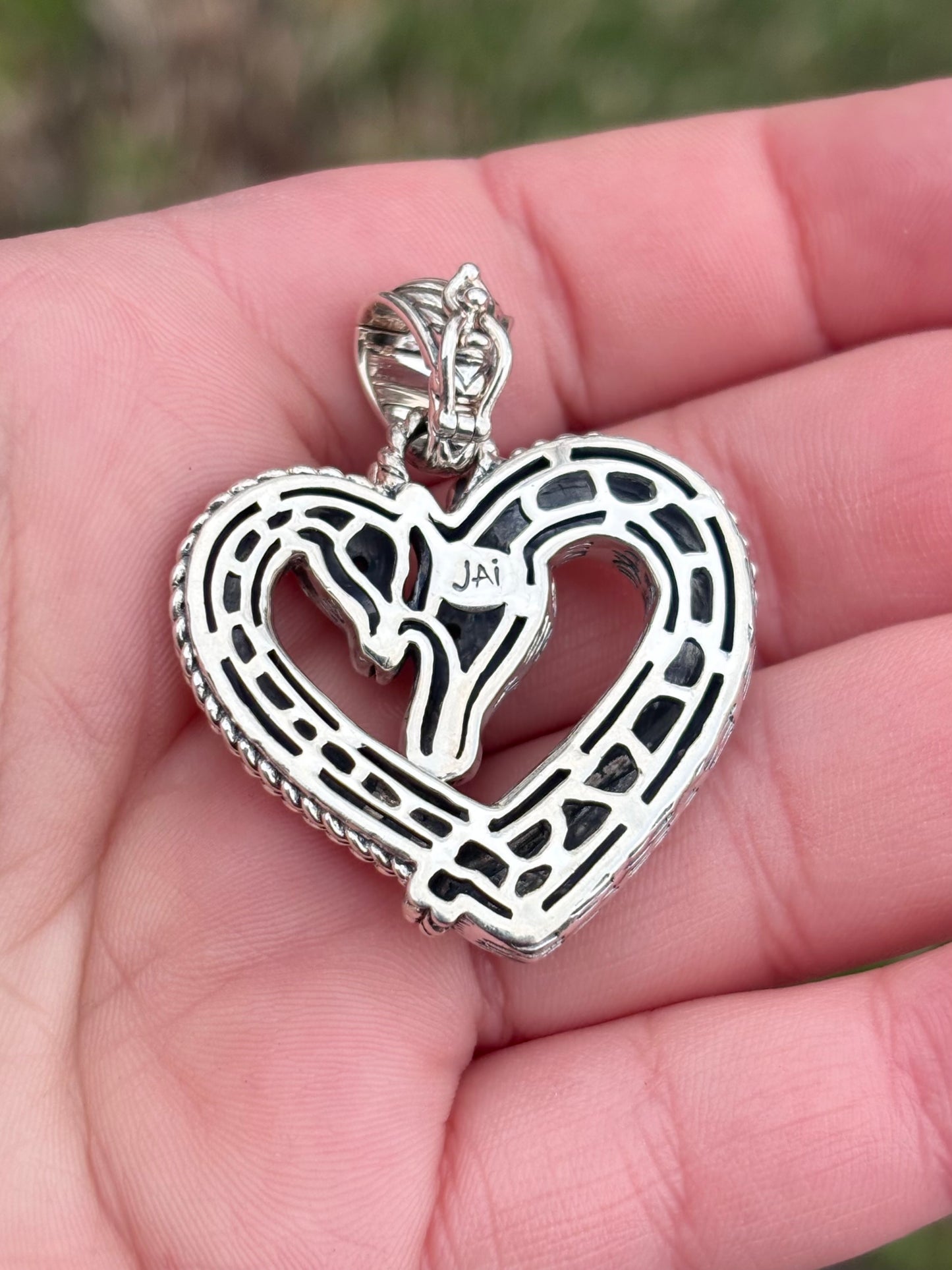 JAI by John Hardy Giraffe Heart Pendant