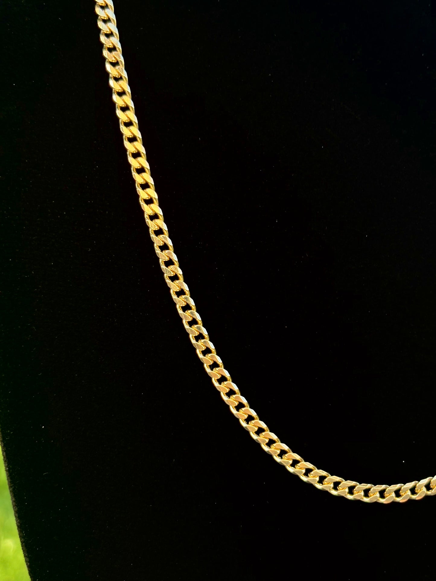 FaCad’oro 18k Gold Cuban Link Chain