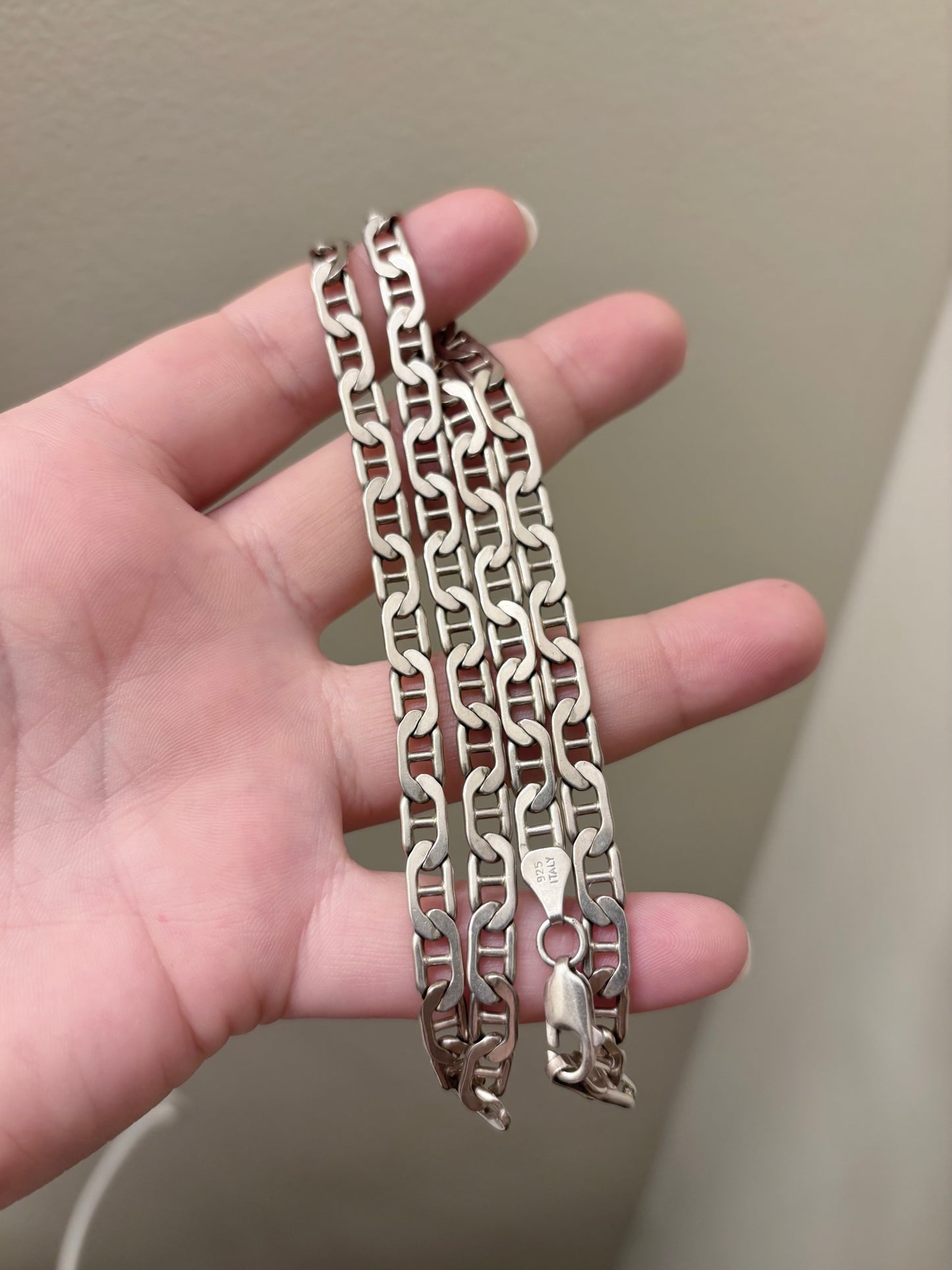Straight Edge Mariner Link Chain