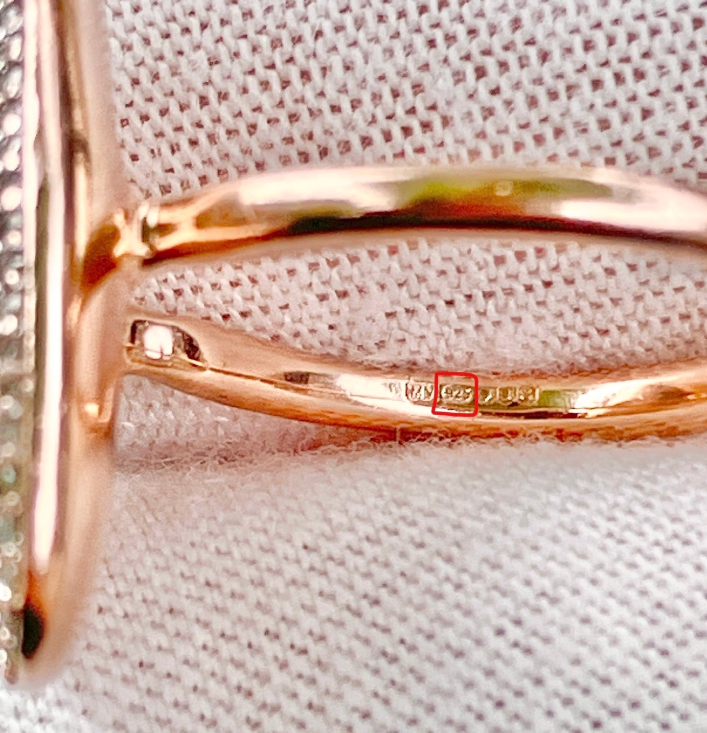 Monica Vinader Rose Gold Plated Nura Teardrop Diamond Ring