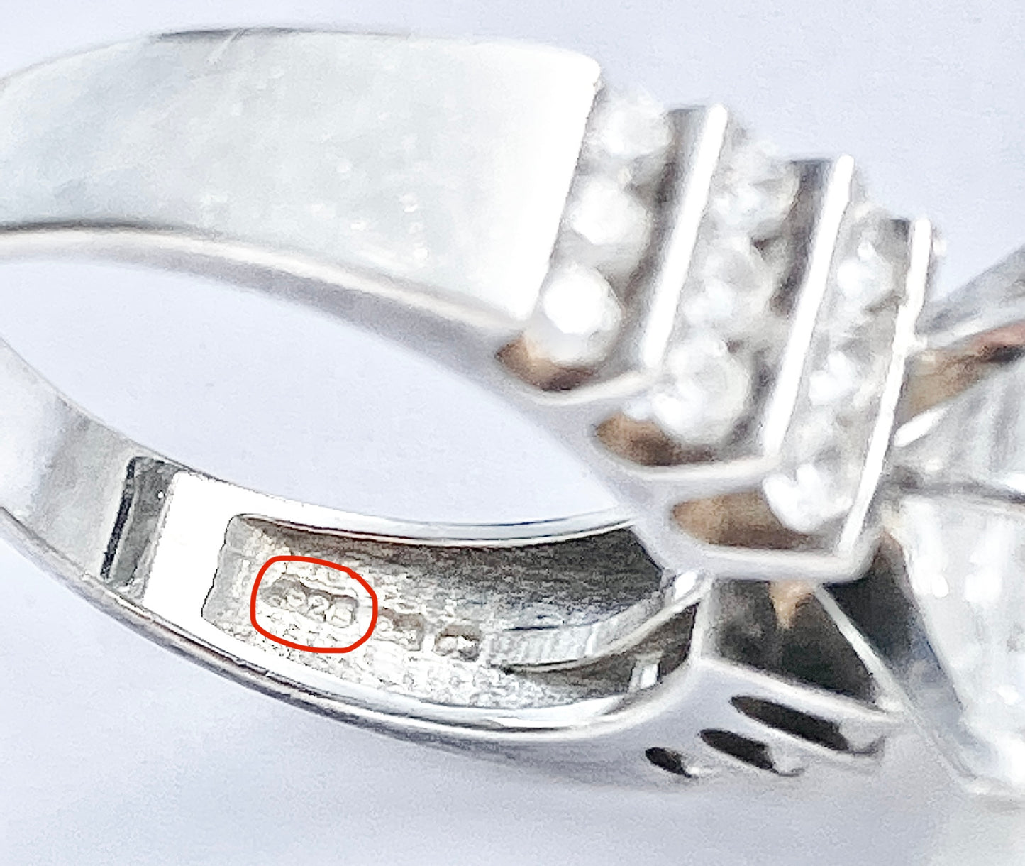 Marquise “Diamond” in Tri-Column Bar Setting Ring
