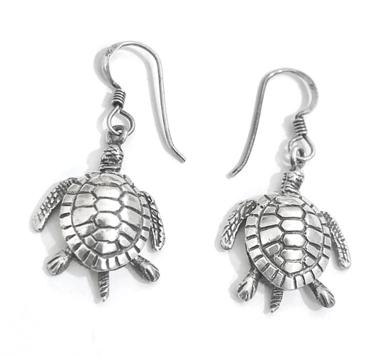 Pendientes colgantes de tortuga