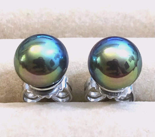 Peacock Tahitian “Pearl” Earrings