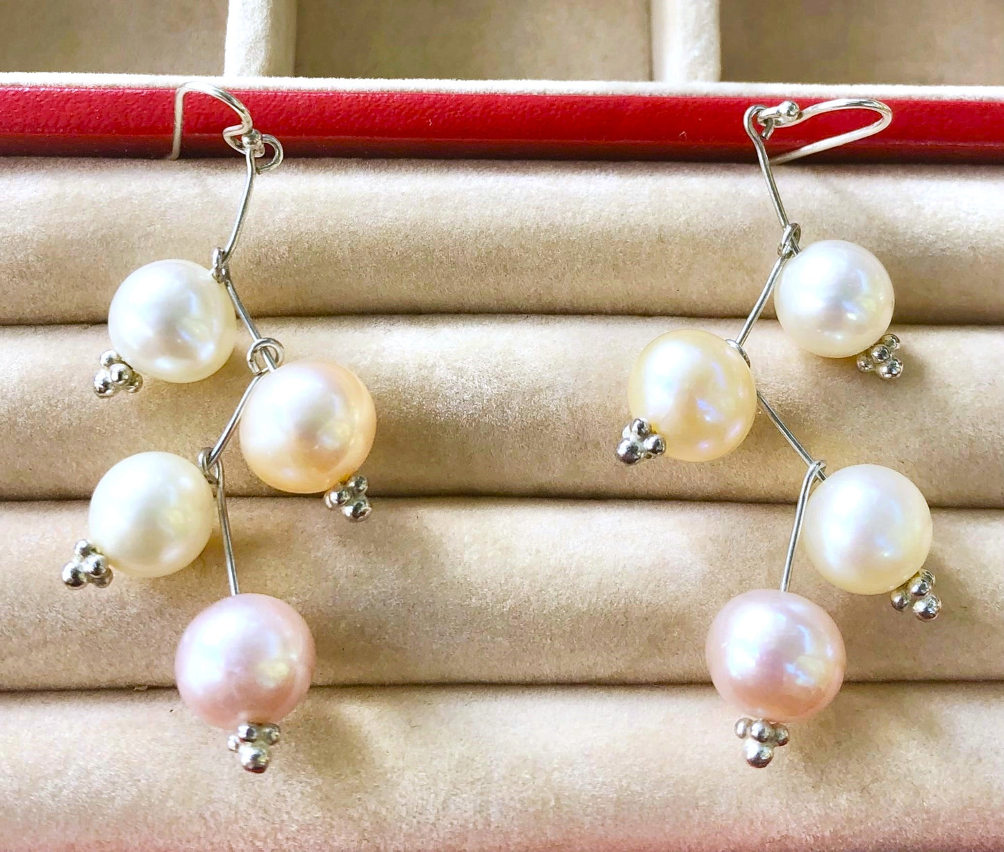 Multicolor Pearl Earrings