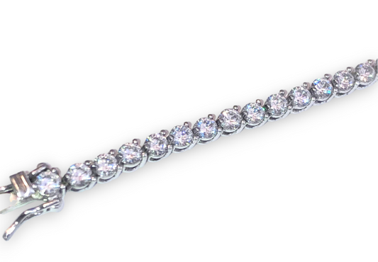 "Diamond" Tennis Bracelet