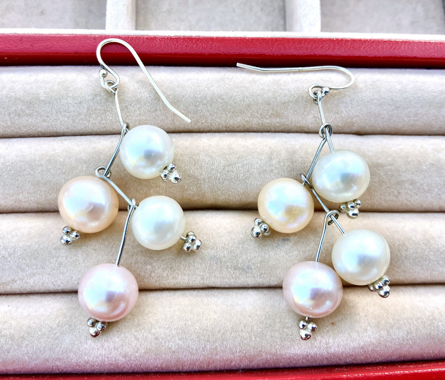 Multicolor Pearl Earrings