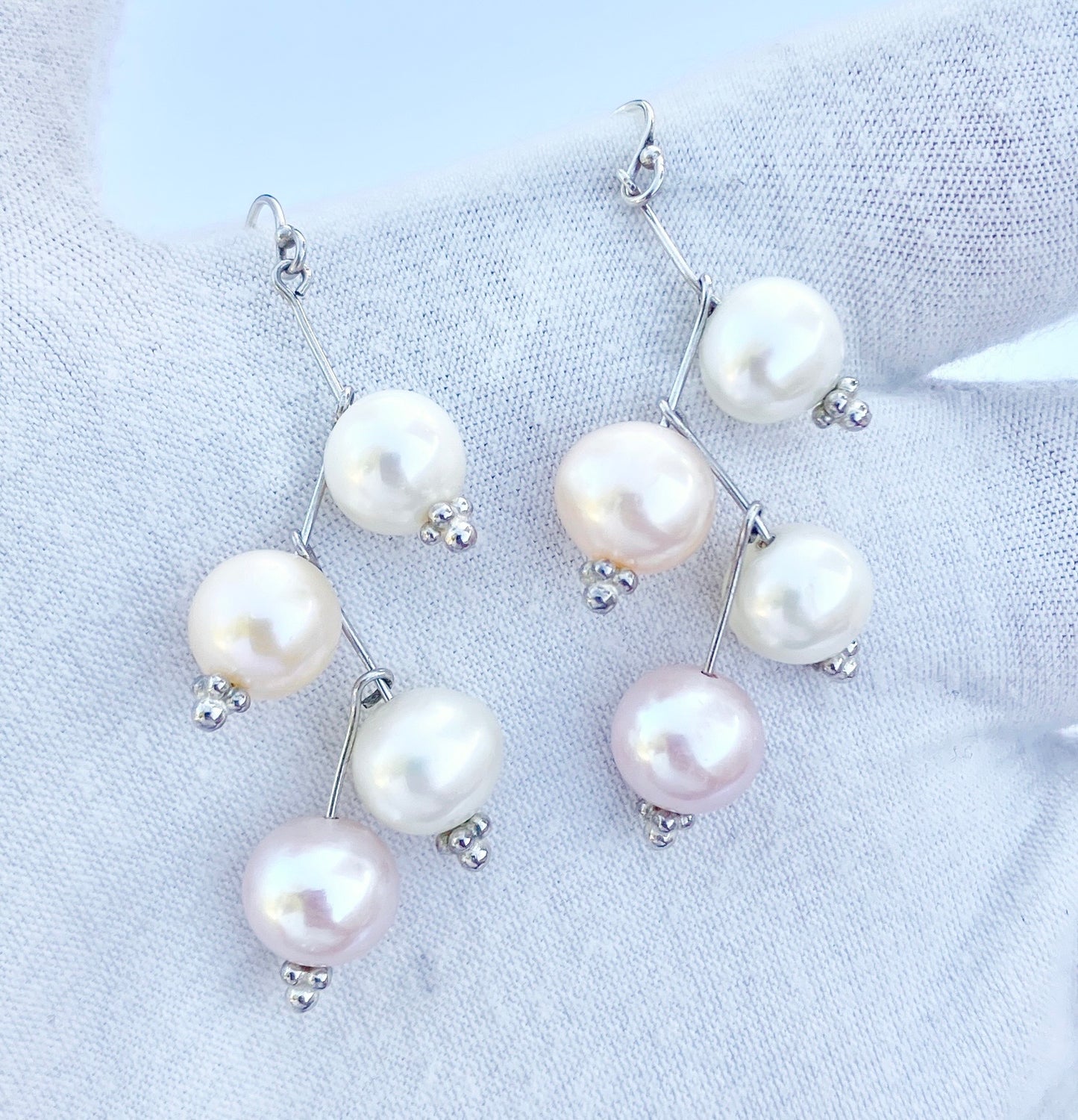 Multicolor Pearl Earrings