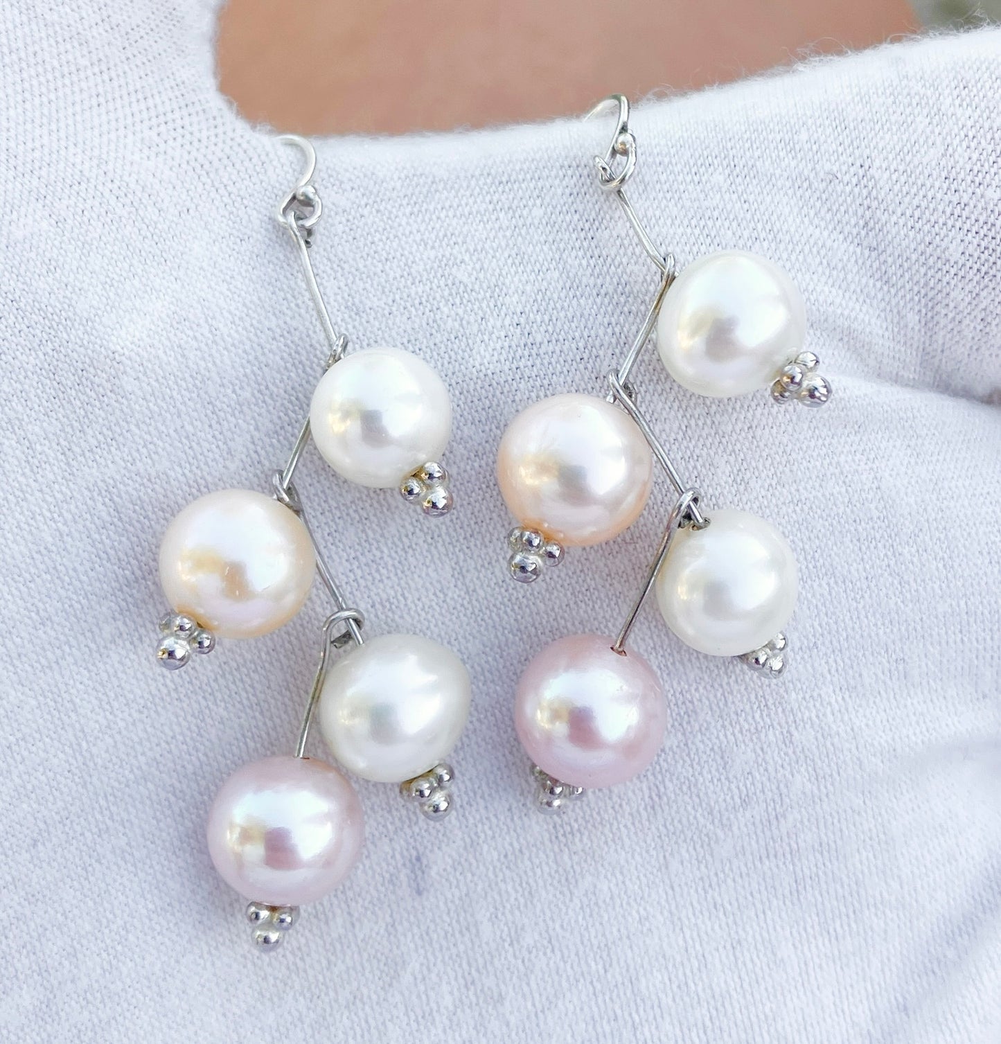 Multicolor Pearl Earrings