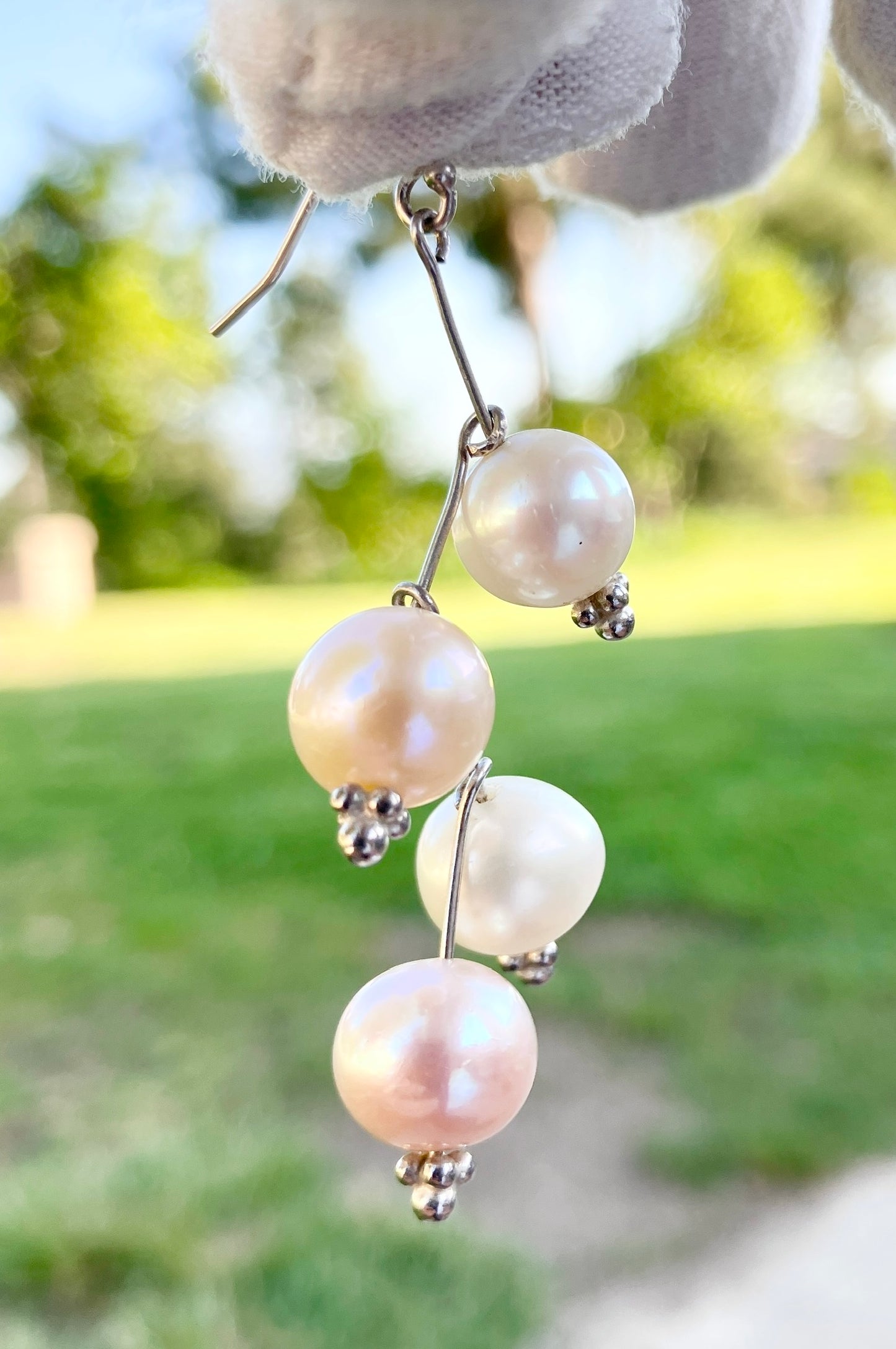 Multicolor Pearl Earrings